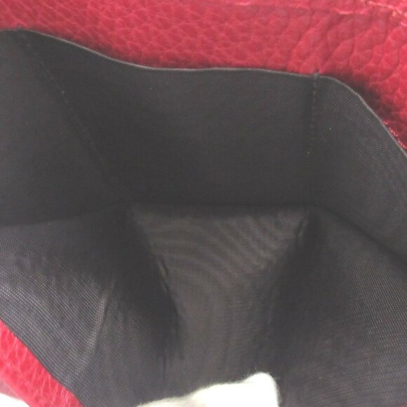 GUCCI Red Leather GG Marmont Wallet - Picture 7 of 10